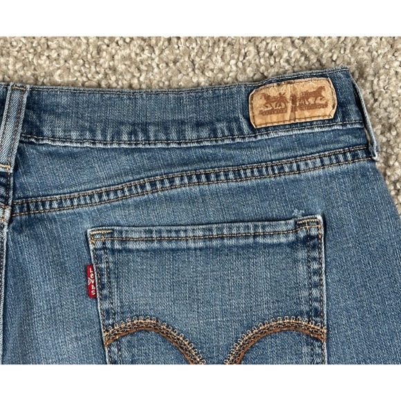 Vintage Levi's 515 Jeans Womens 14 Blue Denim Bootcut Leg Mid Rise *33x31.5 Y2K - Picture 11 of 13
